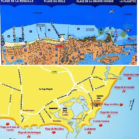 Bord De Plages, 2 Piscines, Transats, Pataugeoire 아파트 *